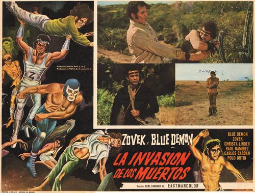 La Invasion De Los Muertos Mexican Lobby Card