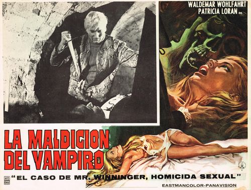 la maldicion del vampiro mexican lobby card