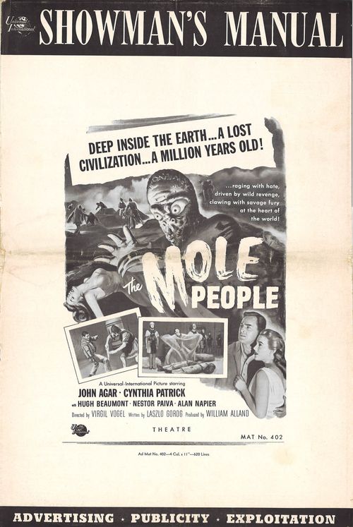 Mole people pressbook