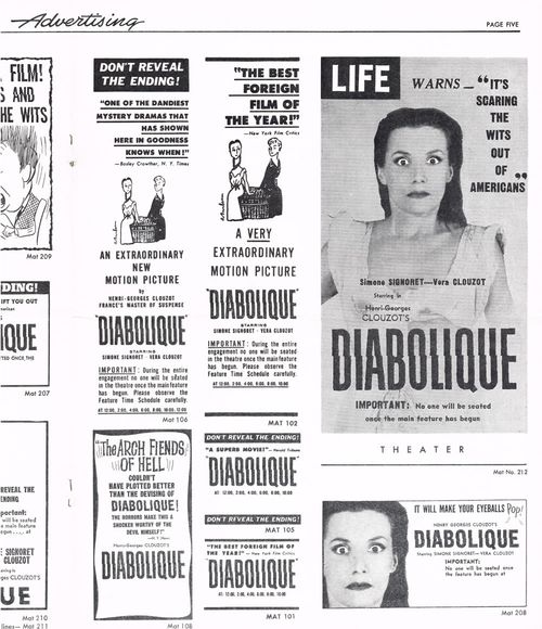 Diabolique Pressbook