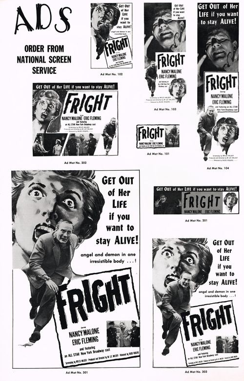 The Man Without a body and Fright Double Bill Pressbook