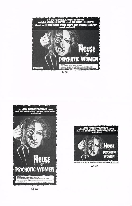 House of Psychotic Women Pressbook
