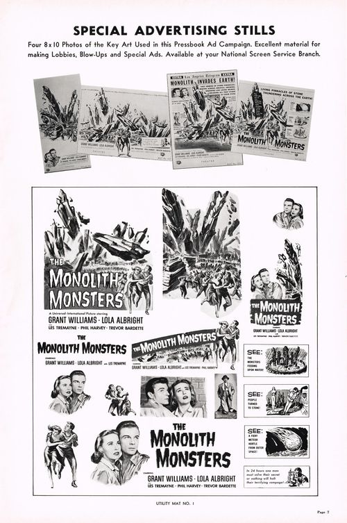 The Monolith Monsters Pressbook