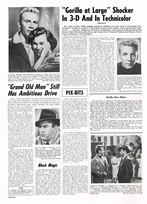 Gorilla at Large pressbook