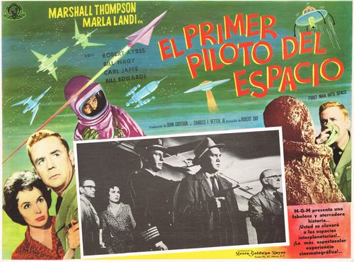 El Primer Piloto Del Espacio Mexican Lobby Card