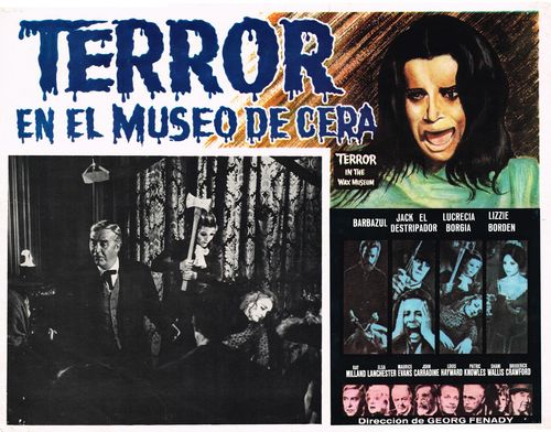 terror in the wax museum mexican lobby card