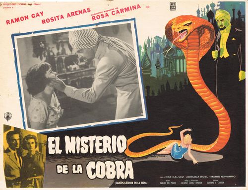 El Misterio De La Cobra Mexican Lobby Card