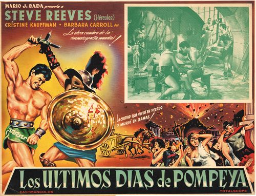 Los Ultimos Dias De Pompeya Mexican Lobby Card