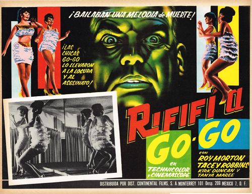 Rififi A Go-Go Mexican Lobby Card