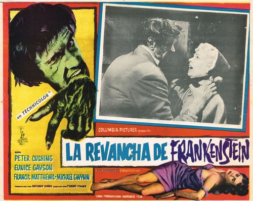 La Revancha De Frankenstein Mexican Lobby Card