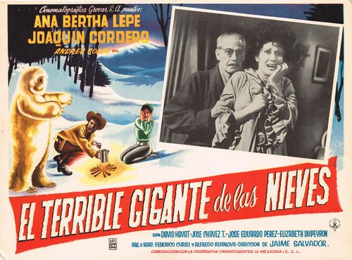 El Terrible Gigante De Las Nieves Mexican Lobby Card