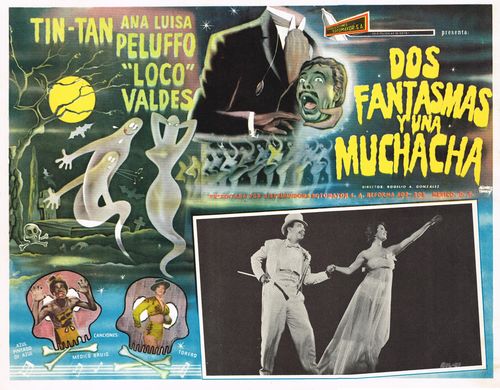 Dos Fantasmas Y Una Muchacha Mexican Lobby Card