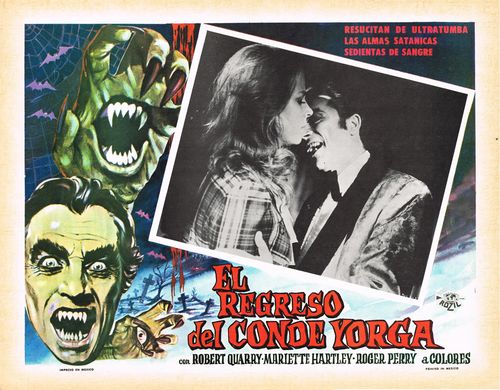 El Regresso Del Conde Yorga Mexican Lobby Card