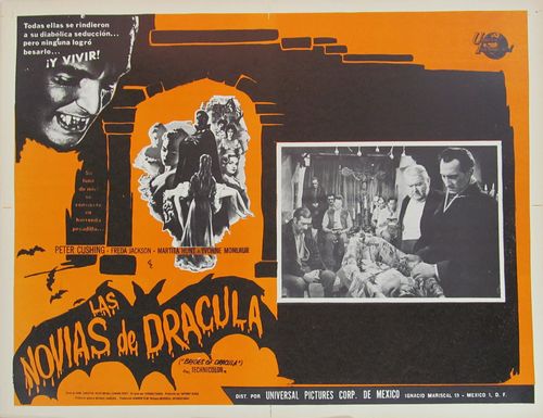 Las Novias De Dracula Mexican Lobby Card