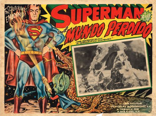 Superman En El Mundo Perdido Mexican Lobby Card