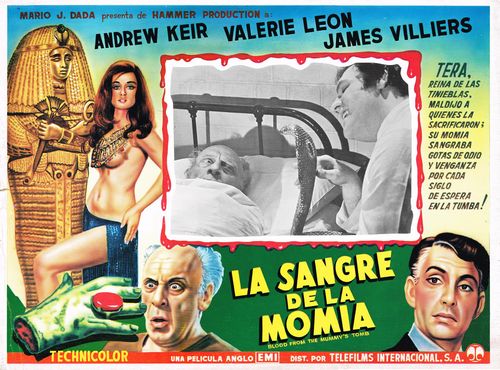 La Sangre De La Momia Mexican Lobby Card