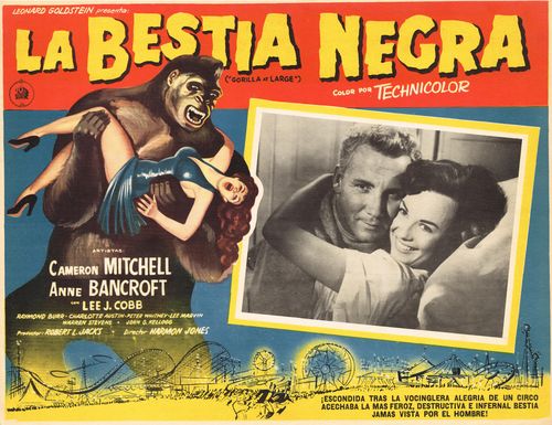 La Bestia Negra Mexican Lobby Card