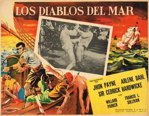 Los Diablos Del Mar Mexican Lobby Card