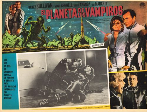El Planeta De Los Vampiros Mexican Lobby Card