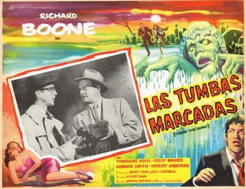 Las Tumbas Marcadas Mexican Lobby Card