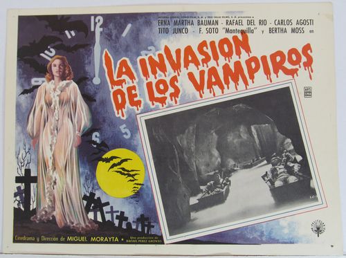 La Invasion De Los Vampiros 1963 Mexican lobby card