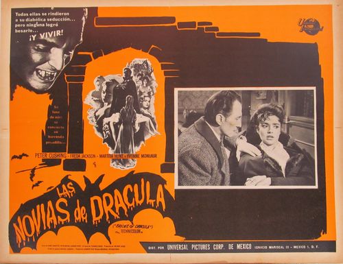 Las Novias De Dracula Mexican Lobby Card