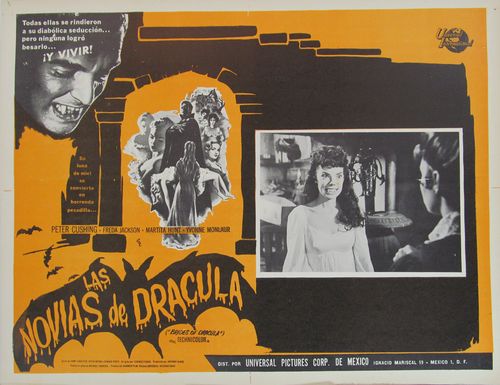 Las Novias De Dracula Mexican Lobby Card