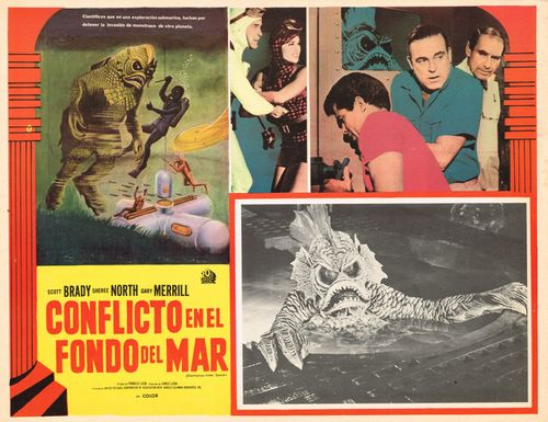 Conflicto en el Fondo del Mar Mexican Lobby Card