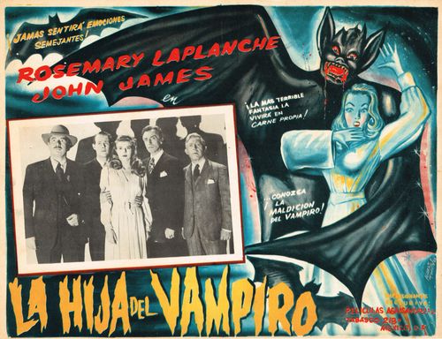 La Hija Del Vampiro Mexican Lobby Card