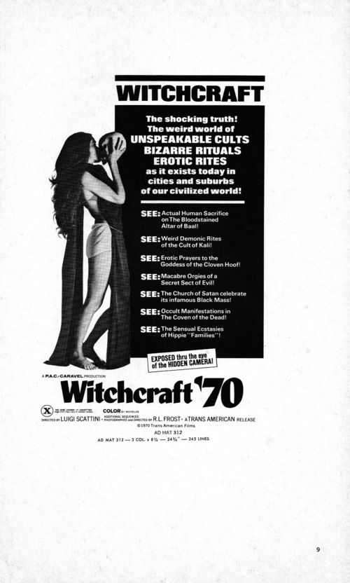 Witchcraft '70 Pressbook