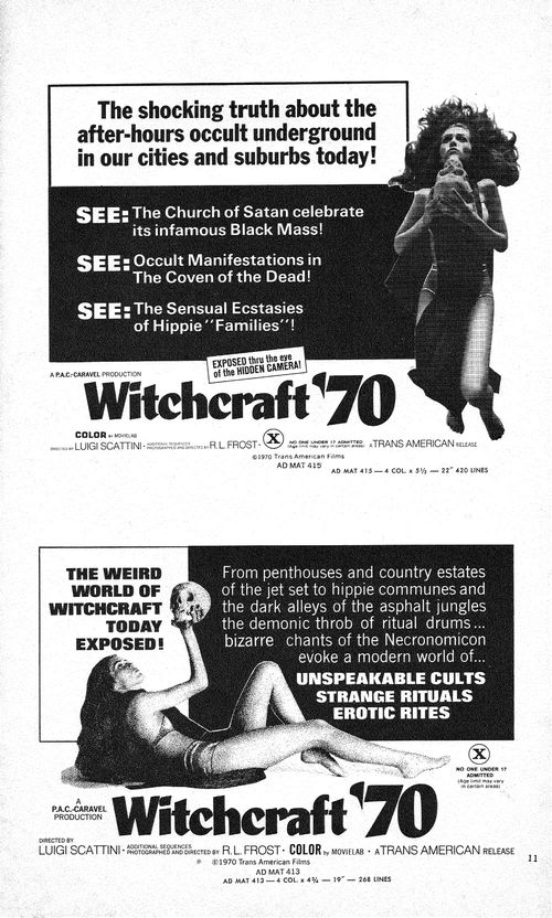 Witchcraft '70 Pressbook