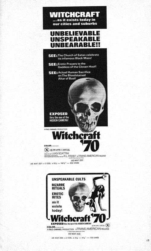 Witchcraft '70 Pressbook