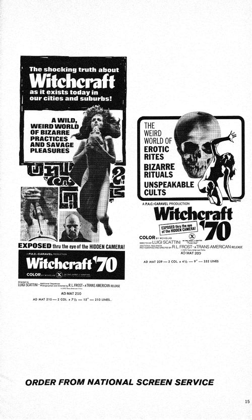 Witchcraft '70 Pressbook