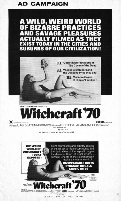 Witchcraft '70 Pressbook