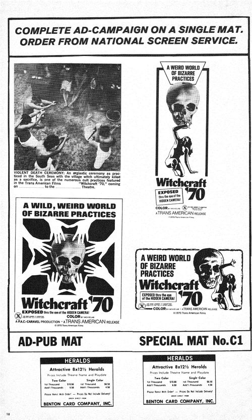 Witchcraft '70 Pressbook