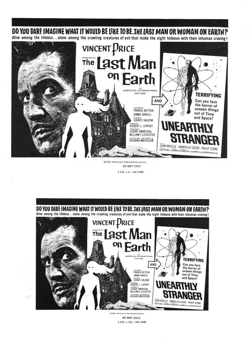 The Last Man on Earth Pressbook