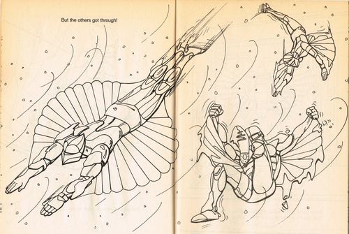 silverhawks coloring book