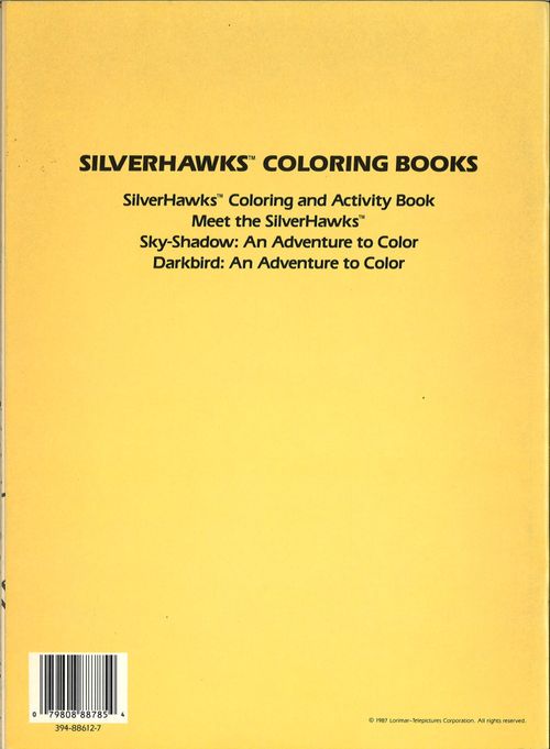 silverhawks coloring book