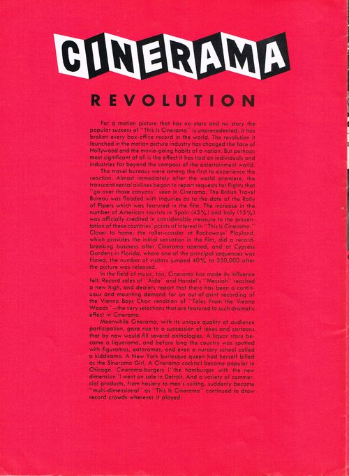 This is Cinerama Pressbook