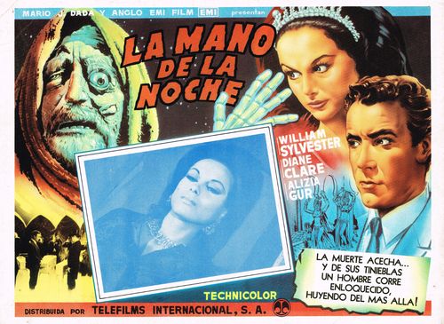 La Mano De La Noche Mexican Lobby Card