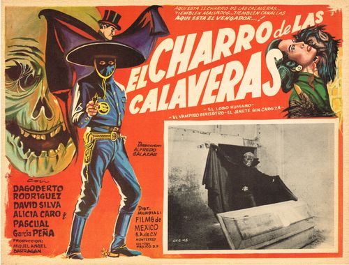 El Charro De Las Calaveras Mexican Lobby Card El Charro De Las Calaveras Mexican Lobby Card