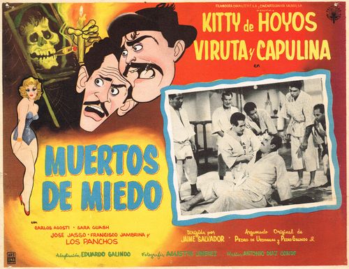 Muertos De Miedo Mexican Lobby Card