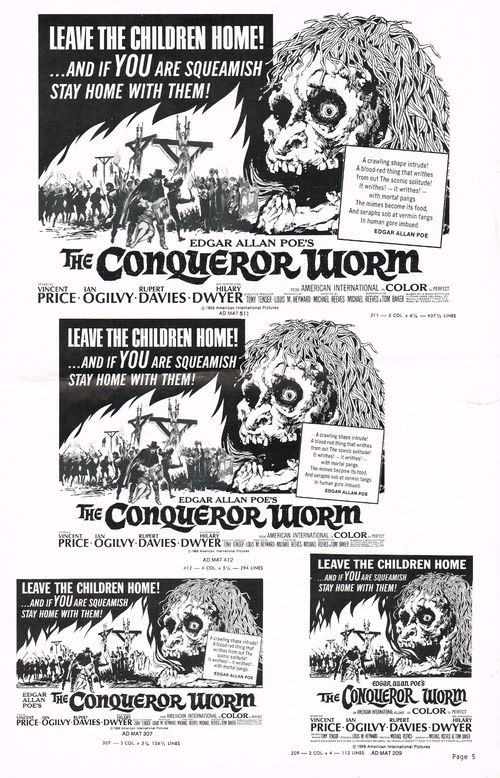 The Conqueror Worm Pressbook