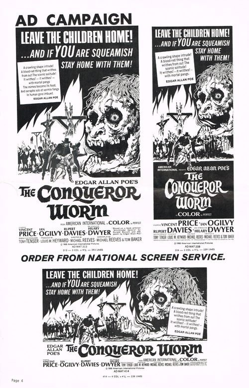 The Conqueror Worm Pressbook