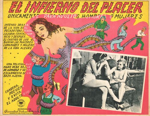 El Infierno Del Placer Mexican lobby card