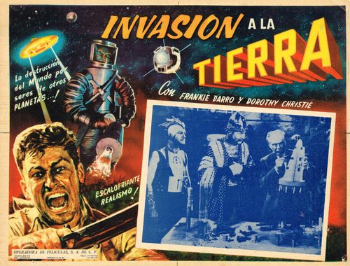 Invasion A La Tierra Mexican Lobby Card