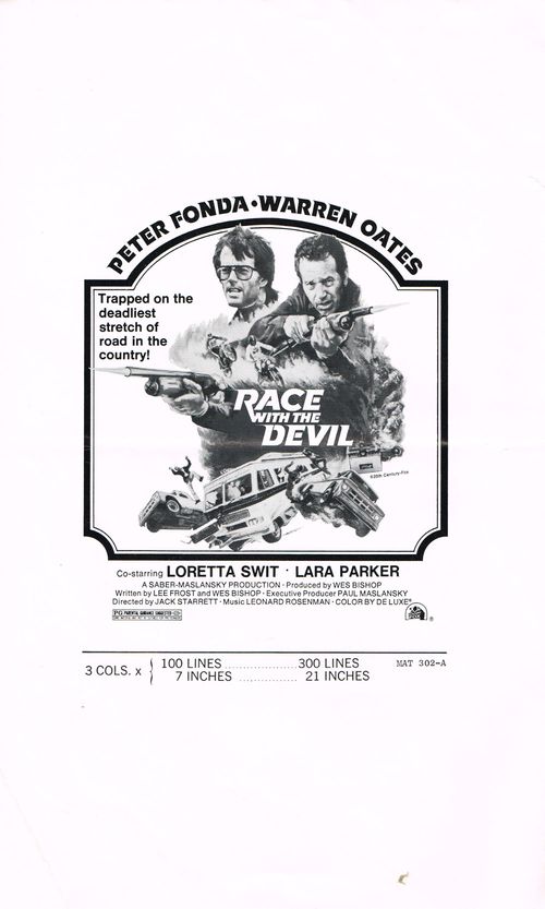 movie pressbook race with the devil