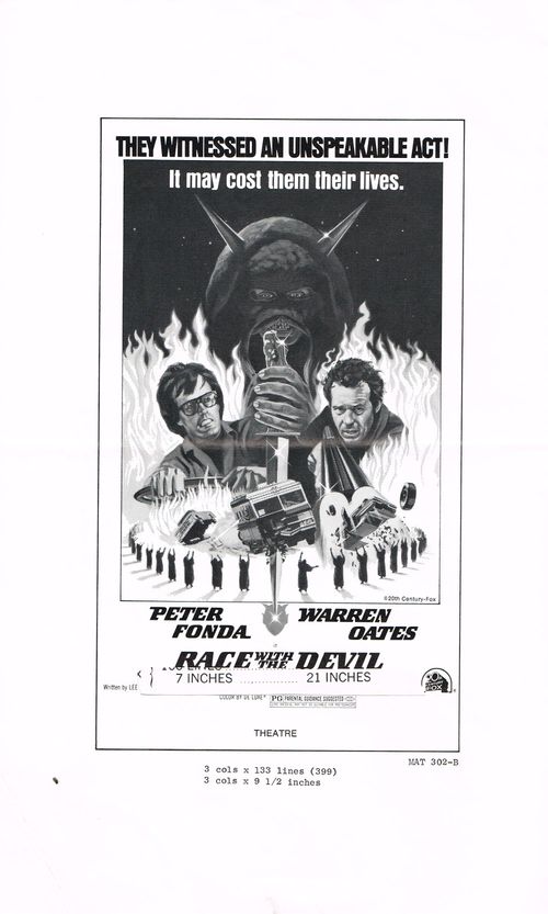 movie pressbook race with the devil