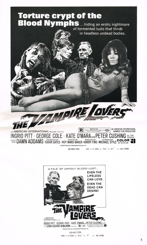 Vampire lovers pressbook 5