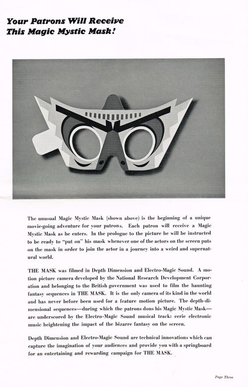 The mask pressbook 3